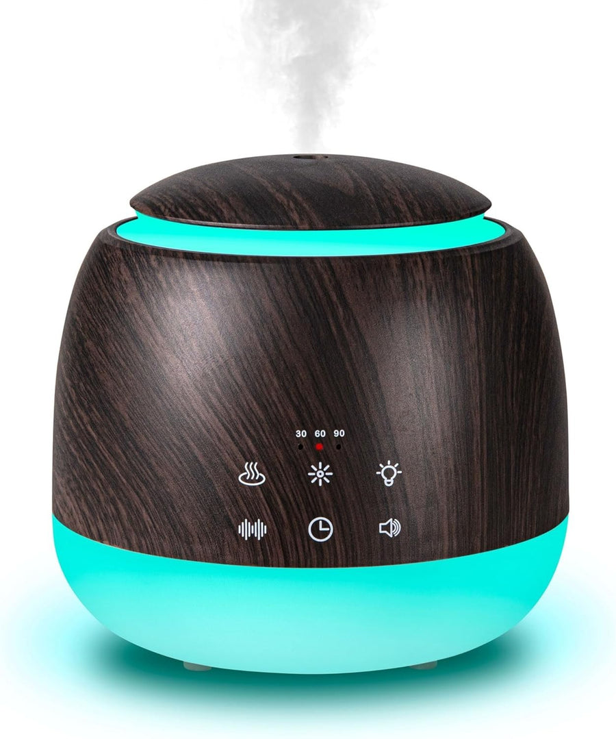 White Noise Sound Machine & Essential Oil Diffuser, Night Light & Timer