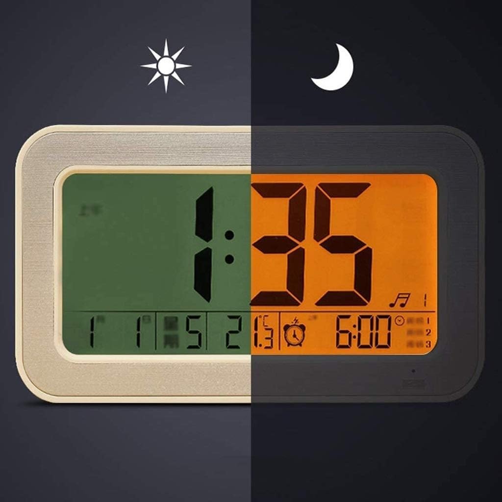 Alarm Clock Radio Dual USB Charging Digital Display Dimmer Sleep Timer