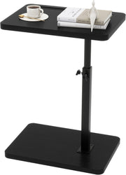 Height Adjustable C Table with 360° Swivel, Space-Saving Side End Table