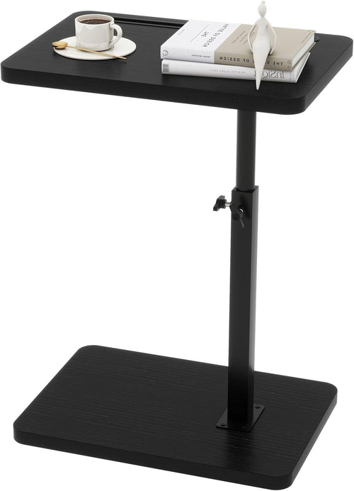Height Adjustable C Table with 360° Swivel, Space-Saving Side End Table