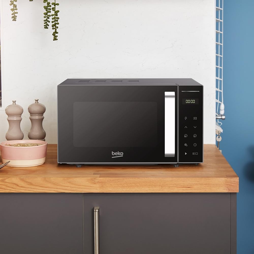 Beko Solo Microwave 20L Anthracite 800W, Touch Controls, Auto Cook