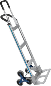 2 in 1 Aluminium Stair Climbing Hand Truck 650lb 6 Wheel Dolly