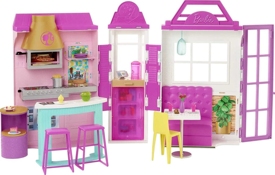 Kids Restaurant Playset Kitchen Pizza Oven Grill Toy Set 30+ Pieces