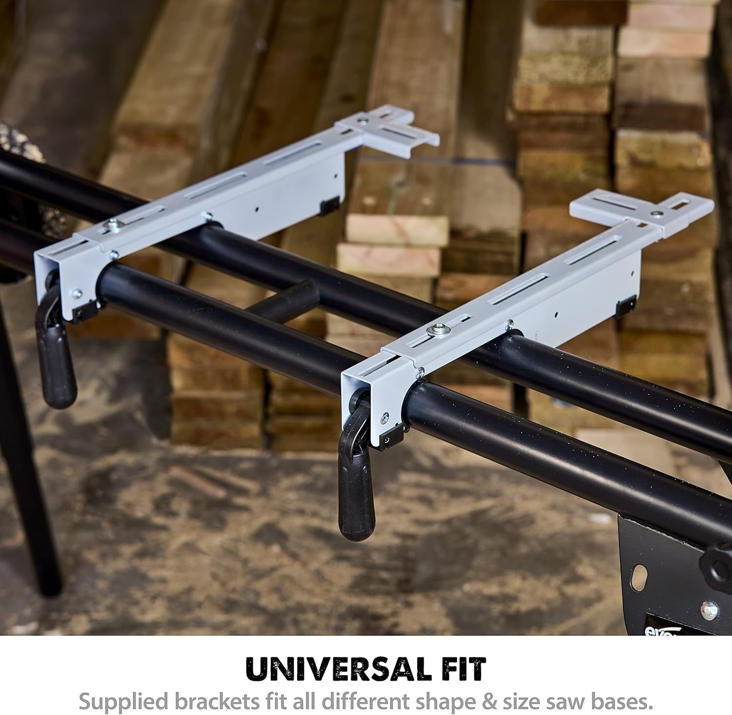 Folding Mitre Saw Stand Plus Extendable Arms 300kg Support Universal Fit