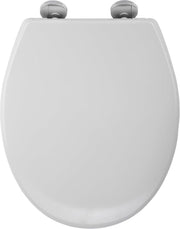 Soft Close Toilet Seat Quick Release Antibacterial Adjustable Hinges