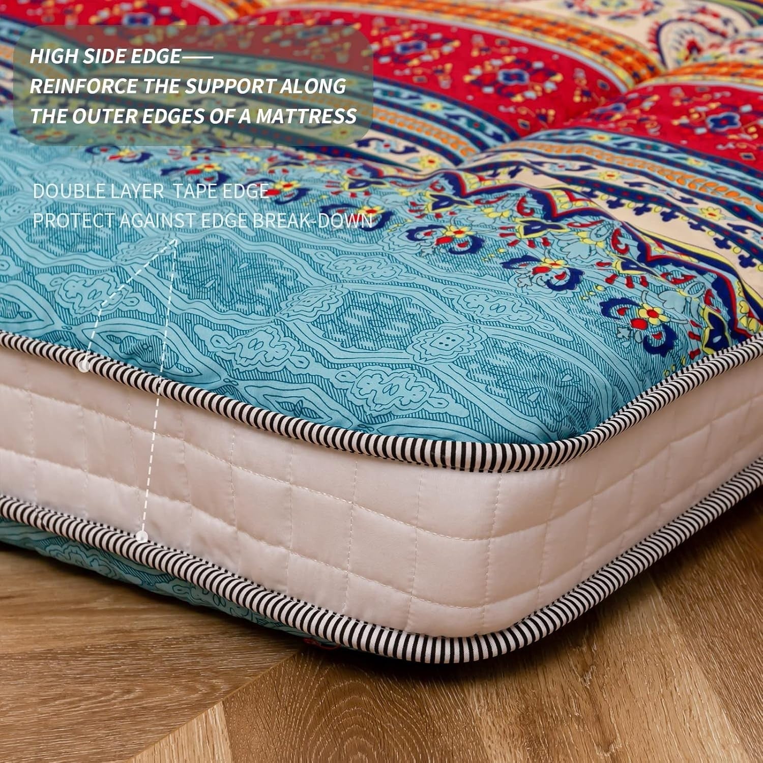 Premium Japanese Floor Mattress King Size Foldable Futon Sleep & Lounge Pad