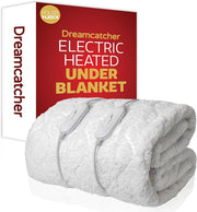 Double Electric Underblanket Fitted Mattress Cover Dual Control 3 Heat Washable