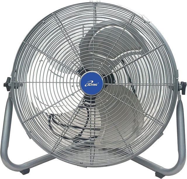 20” Turbo High-Speed Floor Fan – 3-Speed 7500CFM Adjustable Tilt Heavy Duty