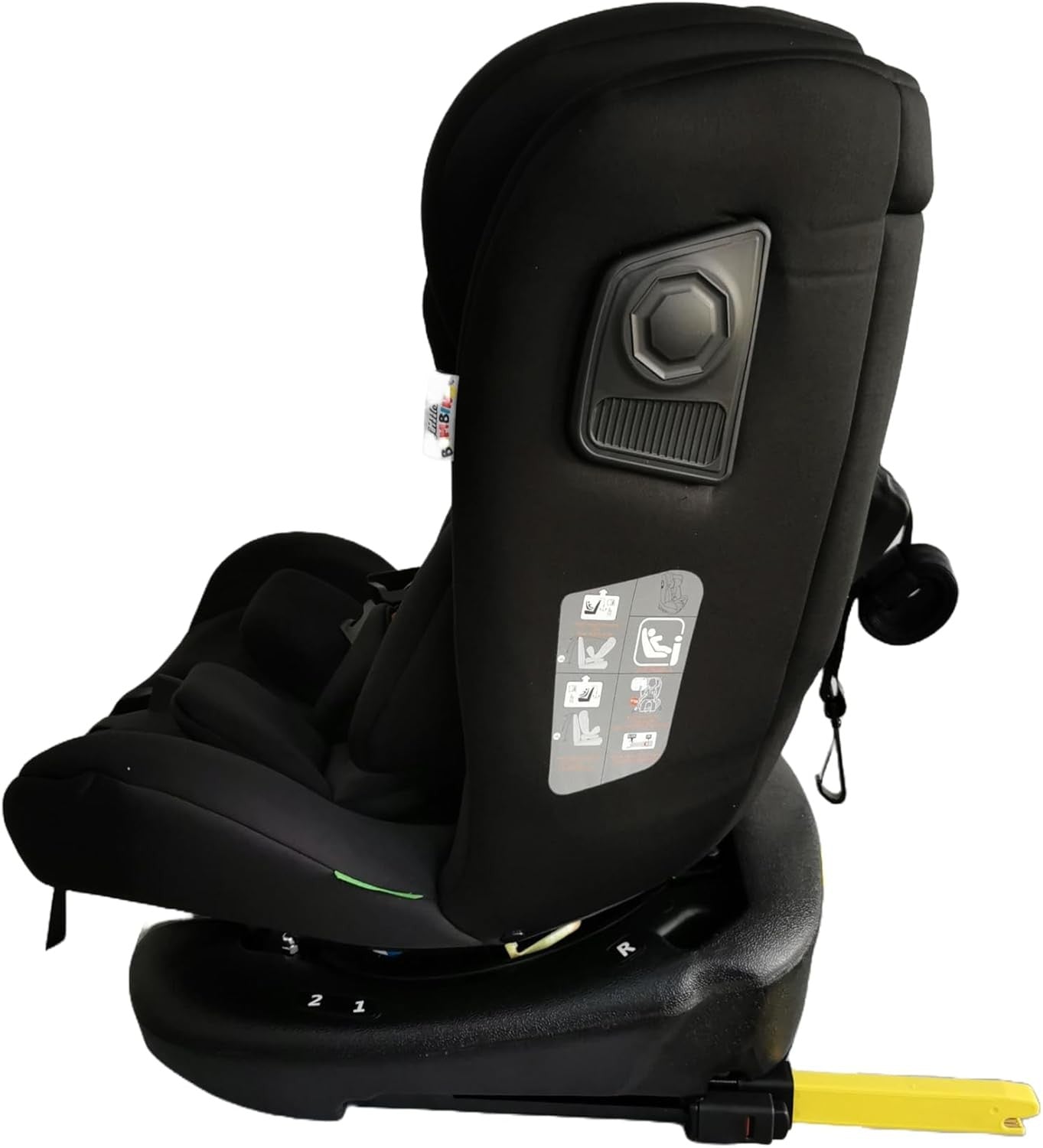 360° Rotating i-Size Car Seat ISOFIX R129 0–36kg Birth to 12 Years Black