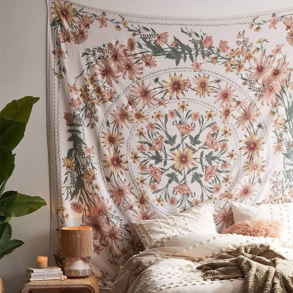 Bohemian Tapestry Wall Hanging 150x170cm Mandala Decor Blanket