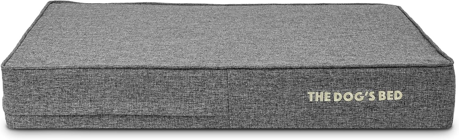 Large Orthopedic Memory Foam Dog Bed 101x64x15cm Linen