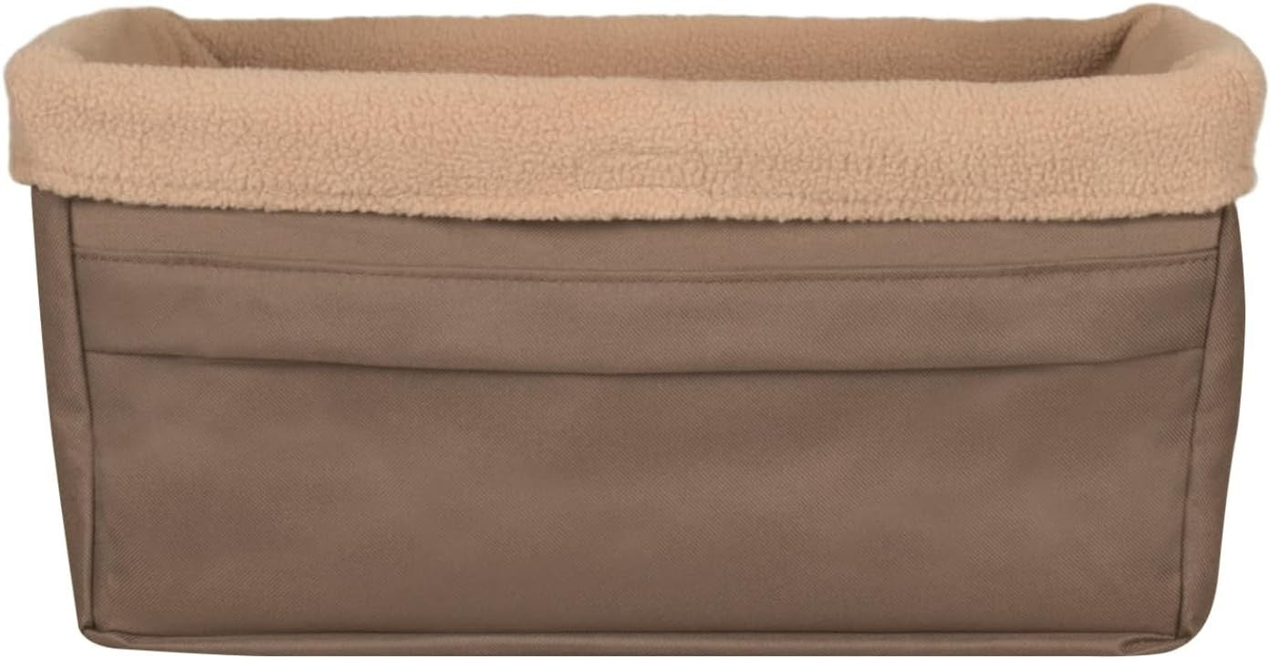 Dog Booster Car Seat Elevated Pet Travel Seat Washable Fleece Small