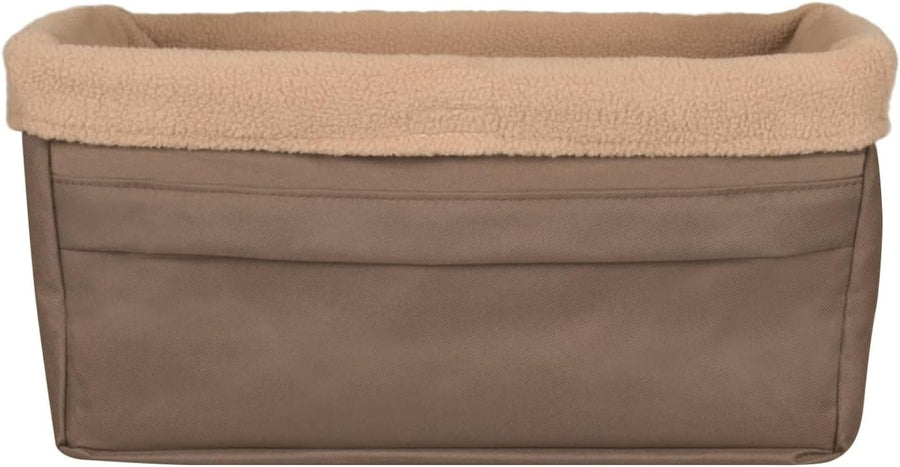 Dog Booster Car Seat Elevated Pet Travel Seat Washable Fleece Small