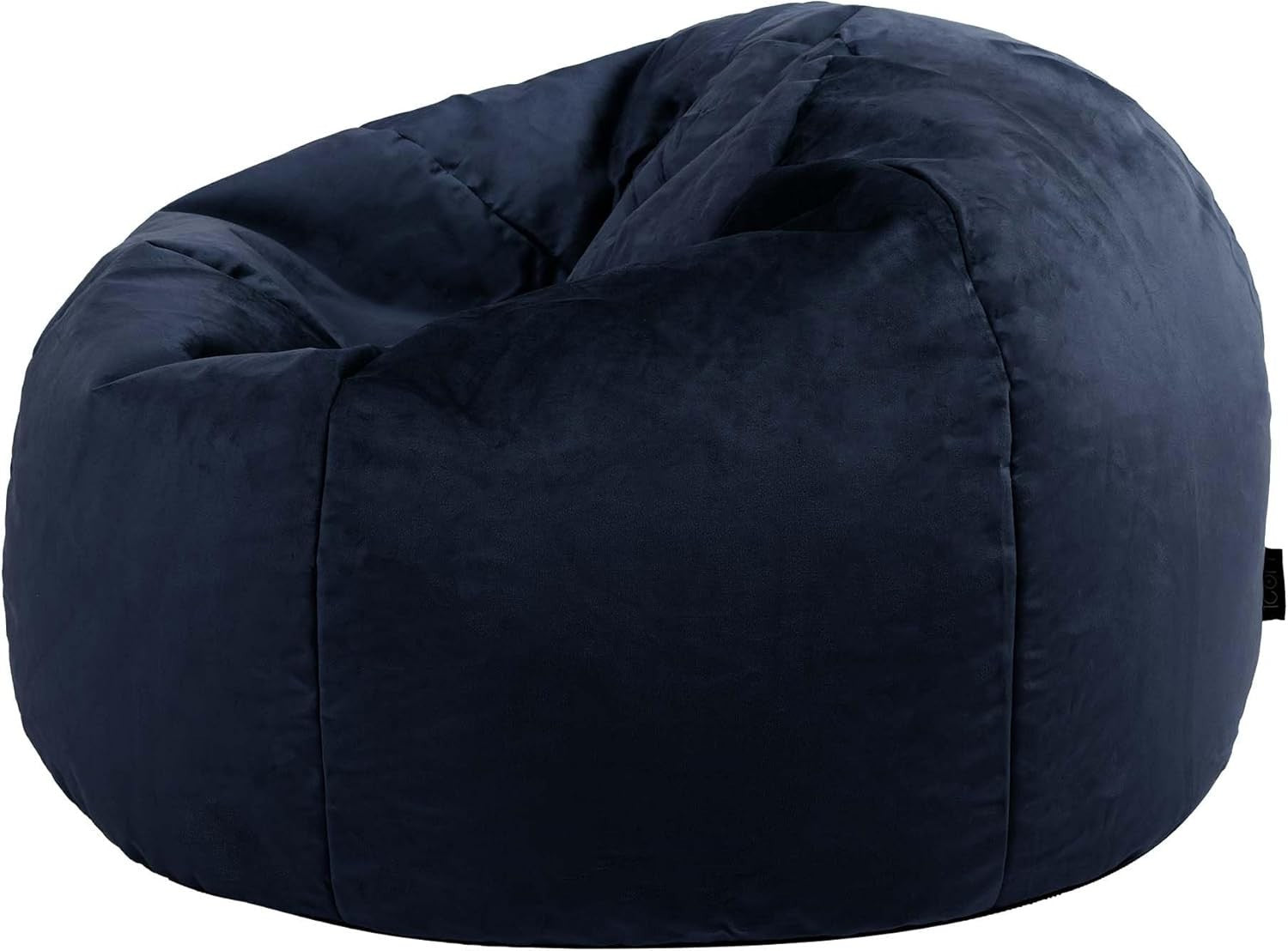Large Velvet Bean Bag Chair Adults Kids Gaming Sofa Seat Midnight Blue