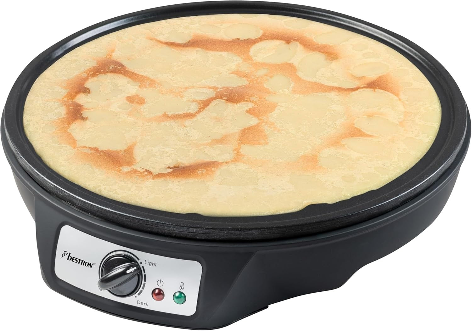 12" Electric Crepe Pancake Maker 1000W Non-Stick Hot Plate Adjustable Temp