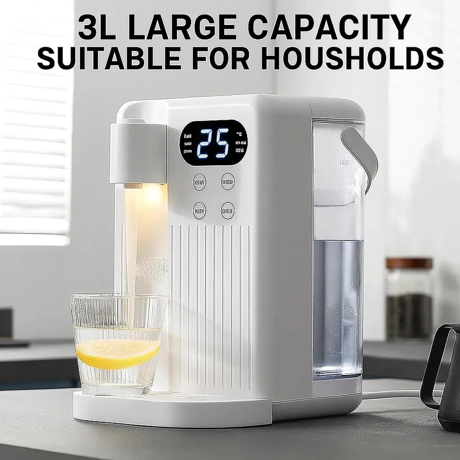 Instant Hot Water Dispenser 3L Touch Control 2000W Fast Heating