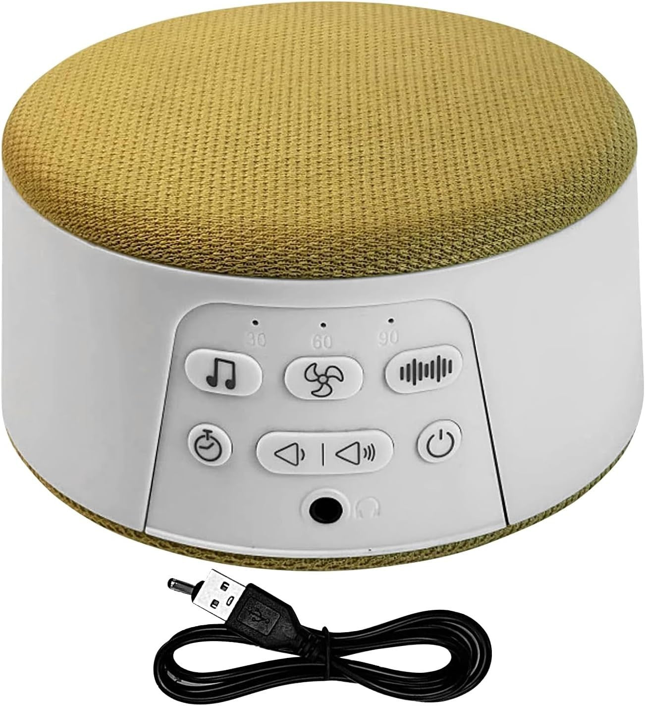 White Noise Machine with Diffuser, Humidifier, 10 Sounds & LED Night Light