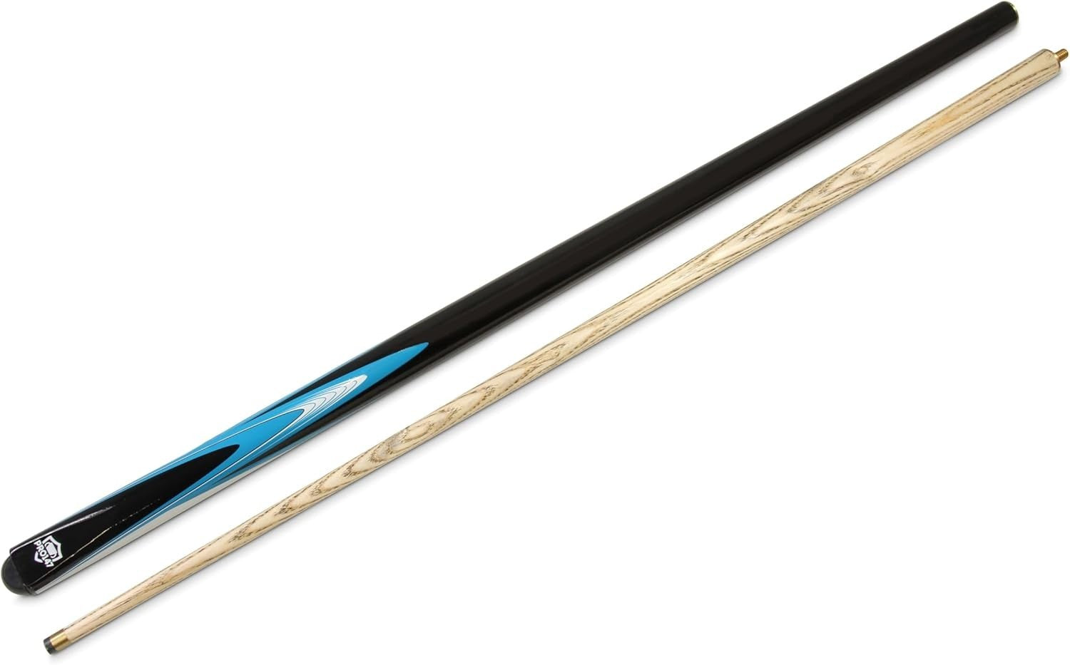57in Snooker Pool Cue 2pc Centre Joint 9.5mm Tip Budget Cue 17-18oz