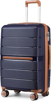 20'' Carry On Cabin Luggage PP Hard Shell TSA Lock 4 Spinner Wheels