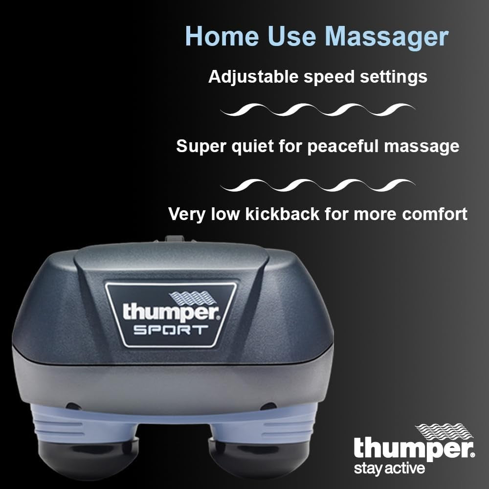 Deep Tissue Percussion Massager for Muscle Pain Back Shoulders Legs Arms