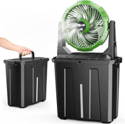 Portable Misting Fan – 9L Water Tank 20000mAh Rechargeable Outdoor Fan Green