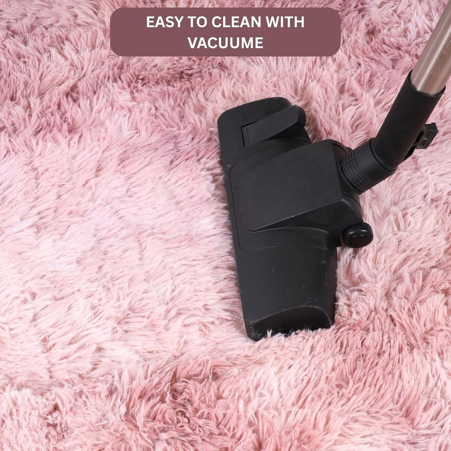 Fluffy Shaggy Rug Pink 160x230cm Soft Thick Non-Slip Large Bedroom Carpet