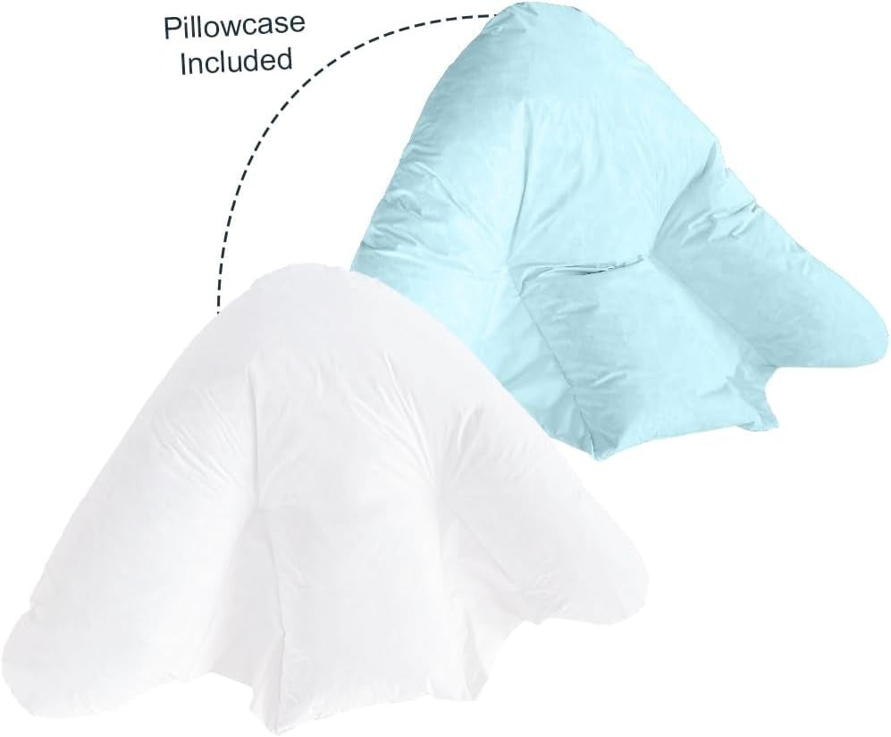 Orthopedic Batwing Reading Pillow Back Lumbar Support Feather Filled