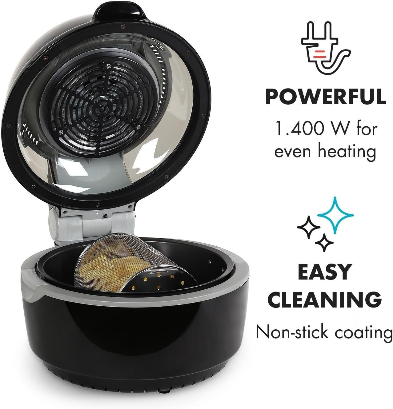 Hot Air Fryer Oven 9L Infrared Halogen 1400W Oil Free Grill Bake Roast