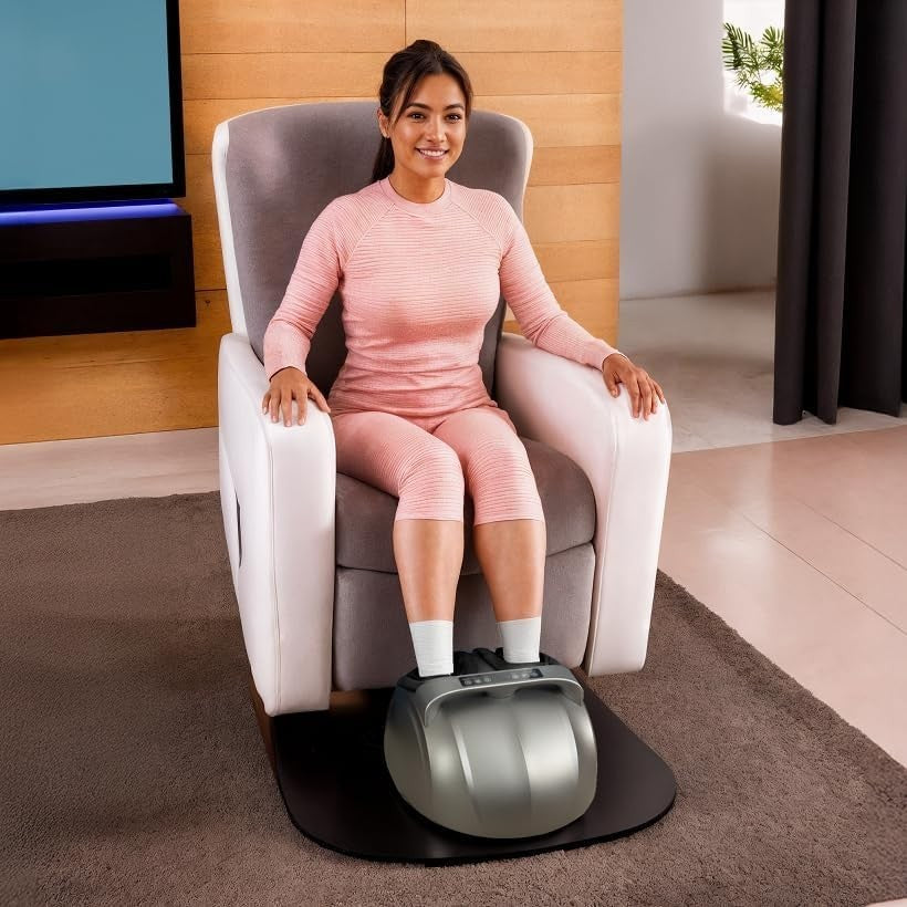 360° Shiatsu Foot Massager with Heat & Pressure Therapy | Pain Relief