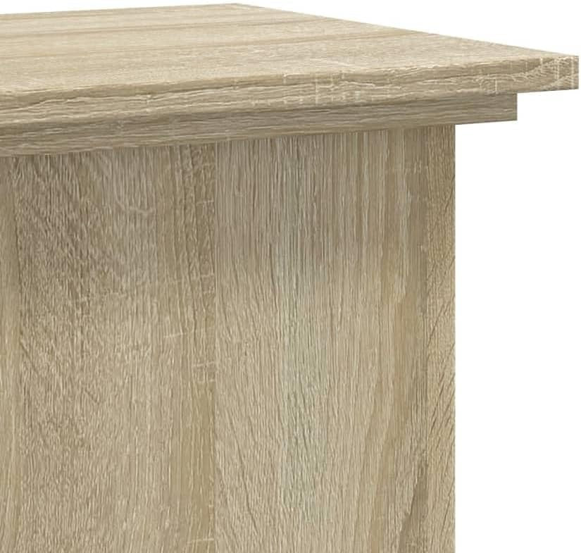 Sonoma Oak Plant Stand 60cm Indoor Flower Display Table Modern Wood Pot Holder