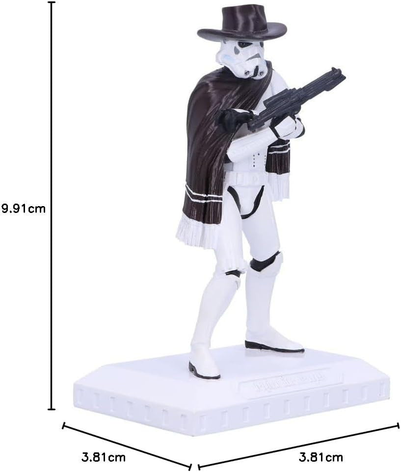 Cowboy Trooper Figurine 18cm Resin Western Style Collectible Home Decor Gift