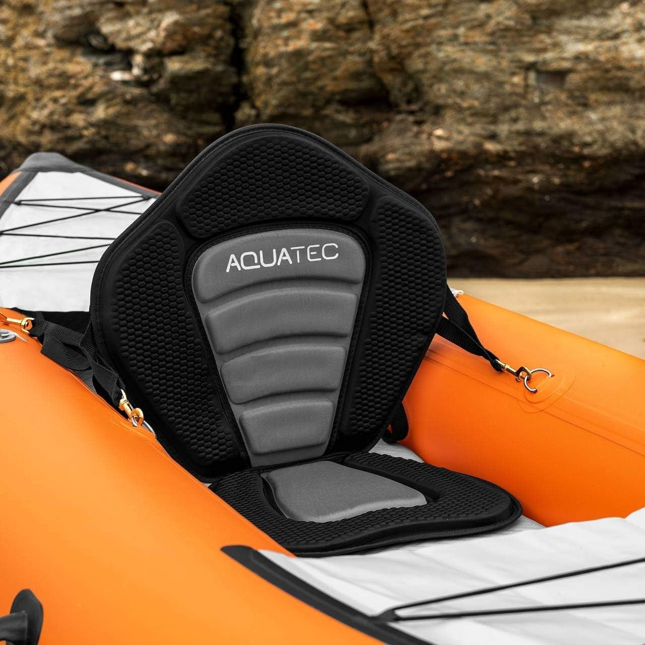 Inflatable Kayak PVC Canoe Set w/ Seats Paddles Pump Carry Bag