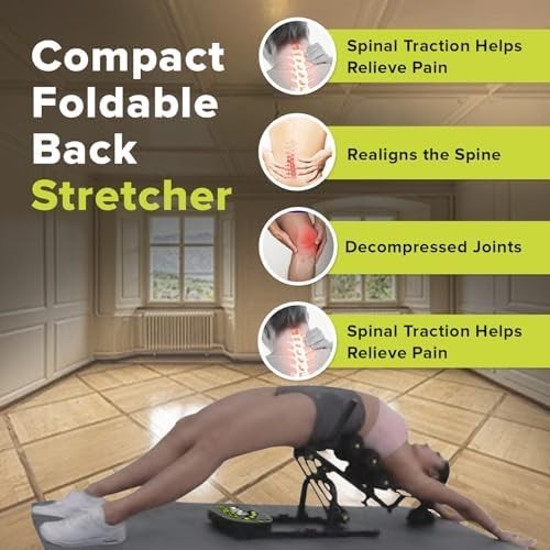 Mini Inversion Table 330lb Compact 44.5x43.2x31cm Steel