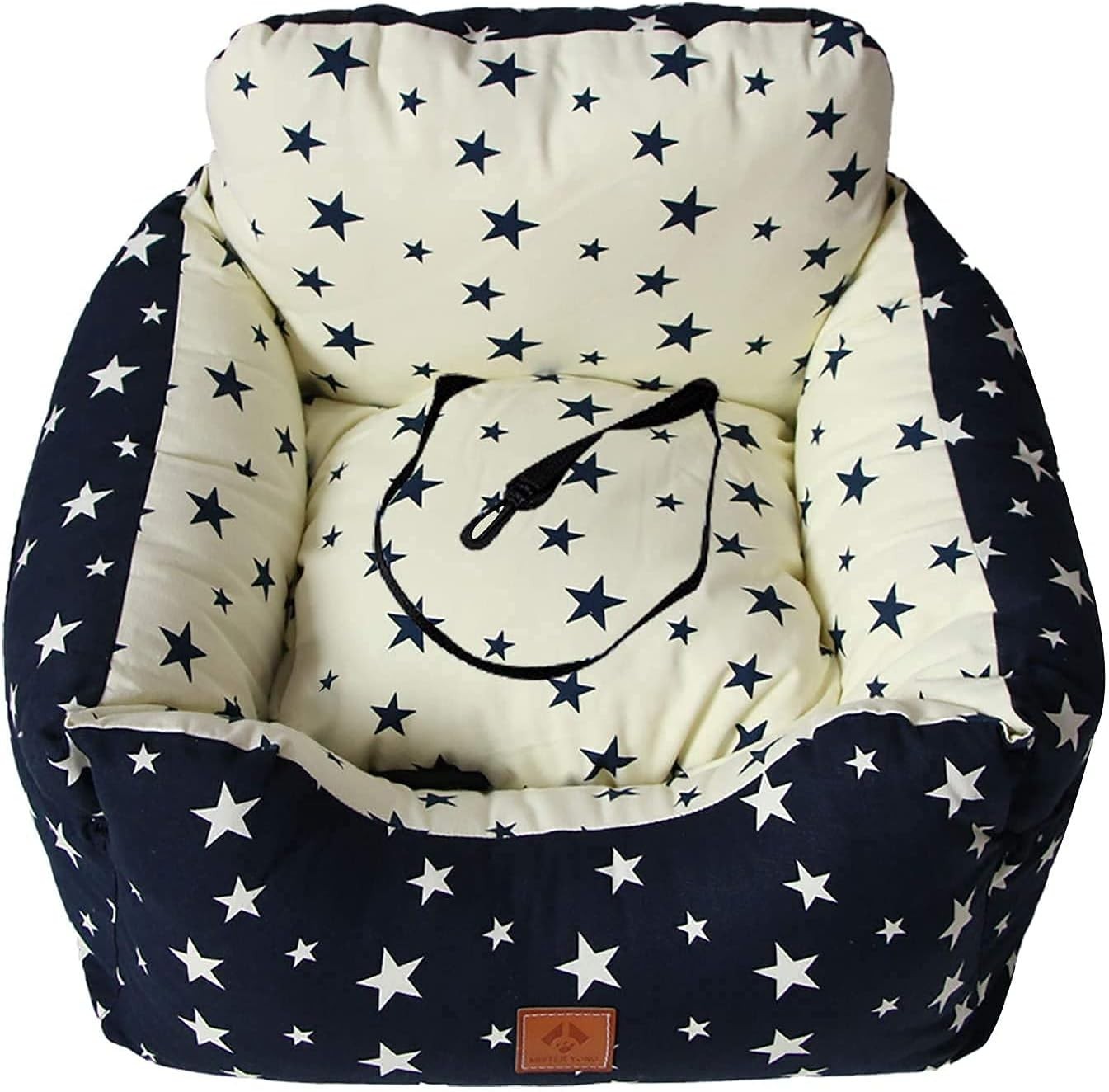 Dog Car Seat Booster Bed Washable Travel Carrier Small Medium Dogs