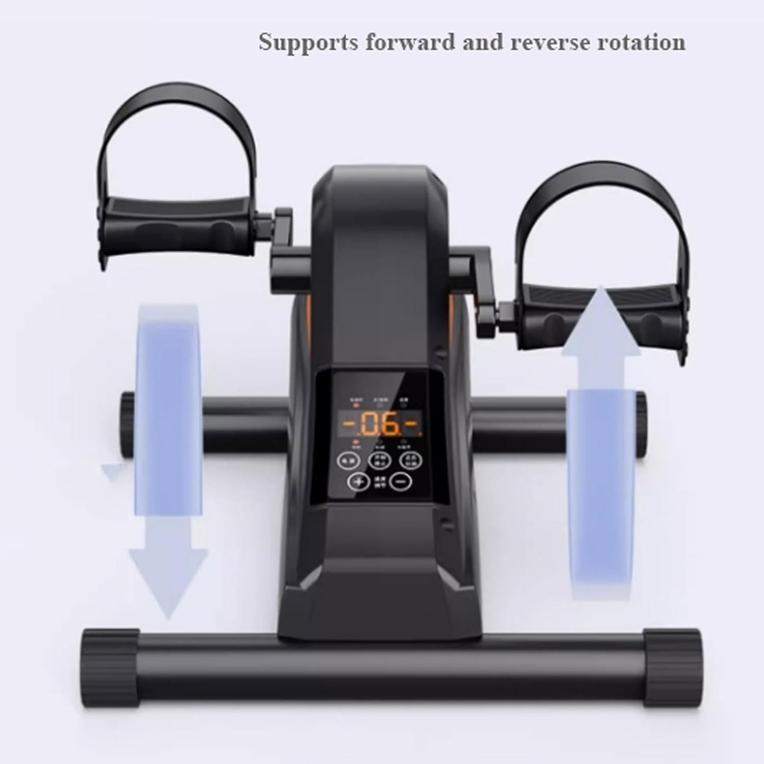 Electric Rehab Pedal Exerciser Remote Control LCD Arm Leg Trainer