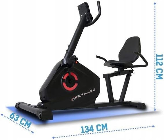 Recumbent Exercise Bike Electromagnetic 24-Level Bluetooth LCD 14kg Flywheel