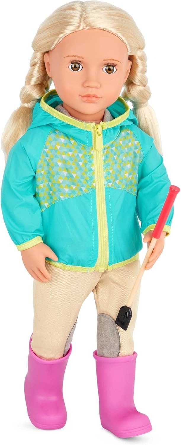 18-Inch Equestrian Doll Horse Riding Outfit Accessories Soft Body