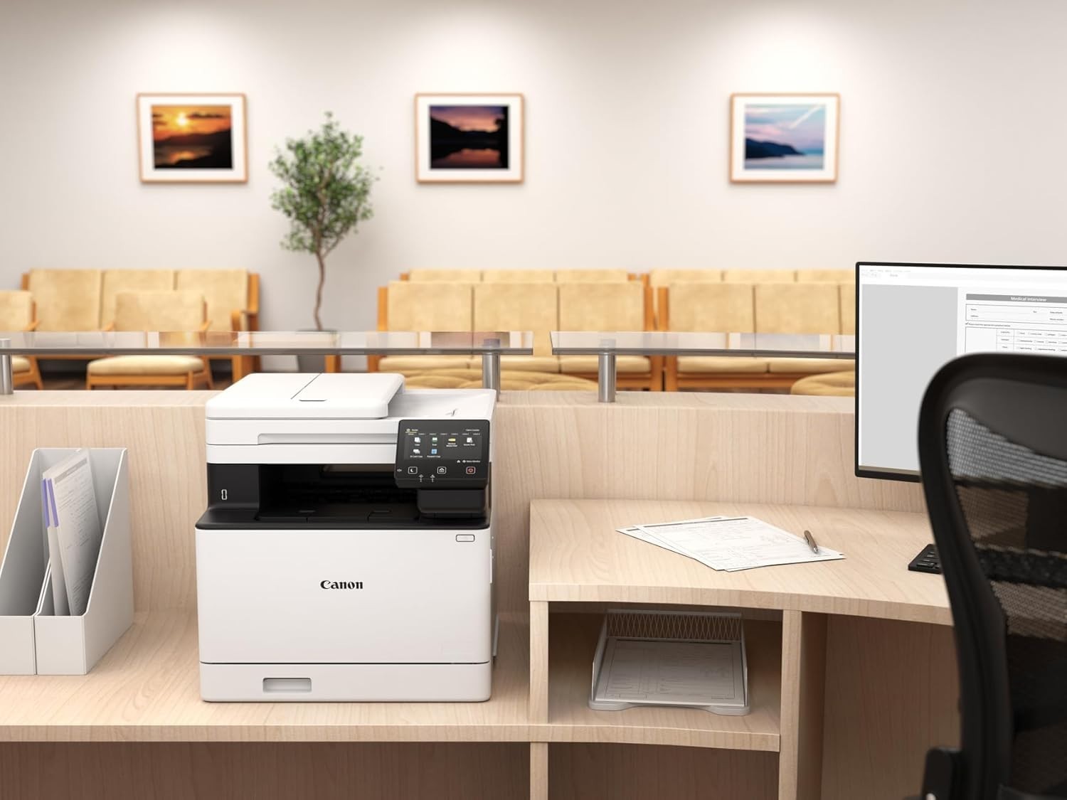 Wireless 3-in-1 Colour Laser Printer A4 Duplex 33ppm