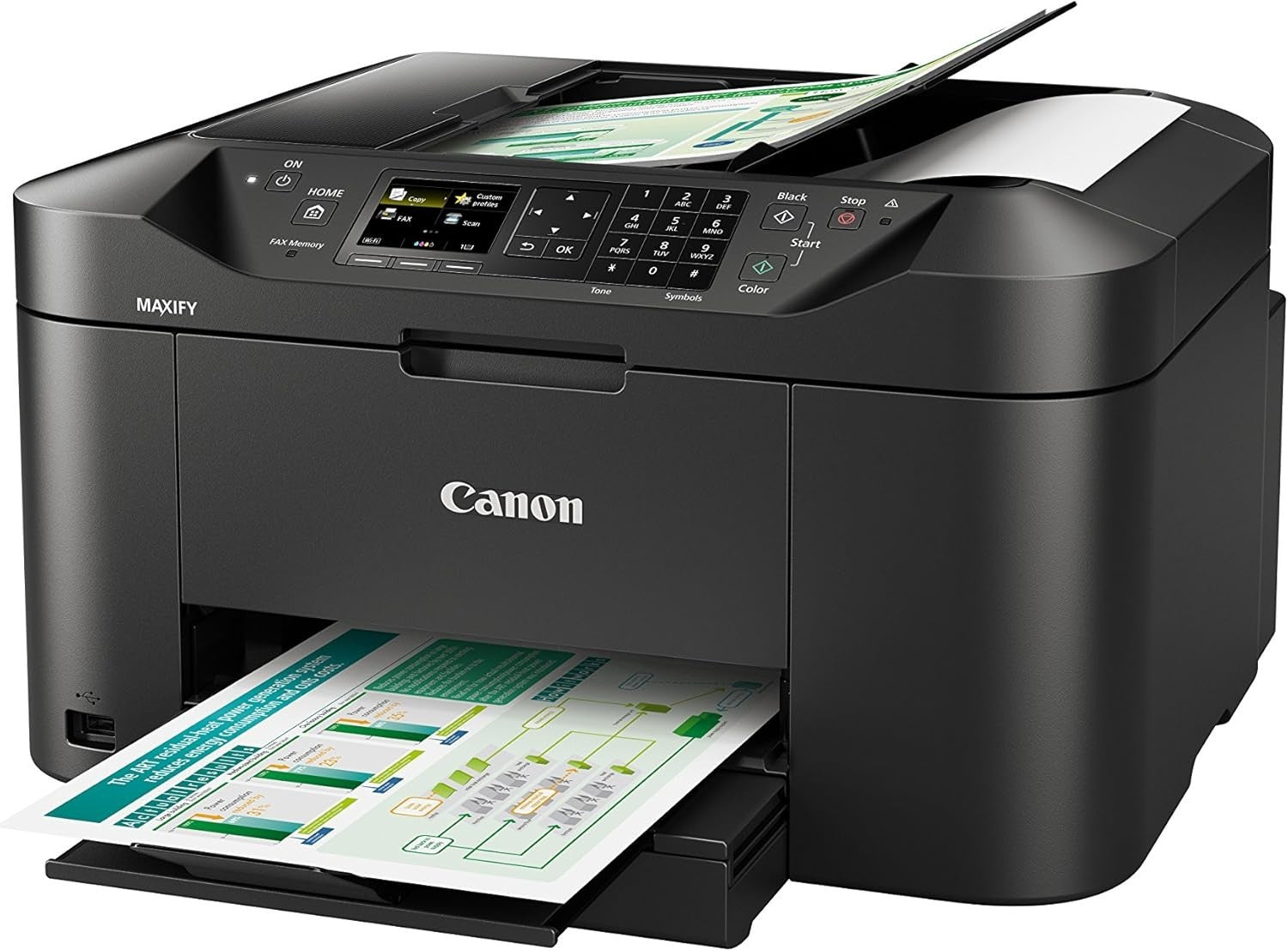 A4 Colour All-in-One Printer Wi-Fi Copy Scan Fax MB2150