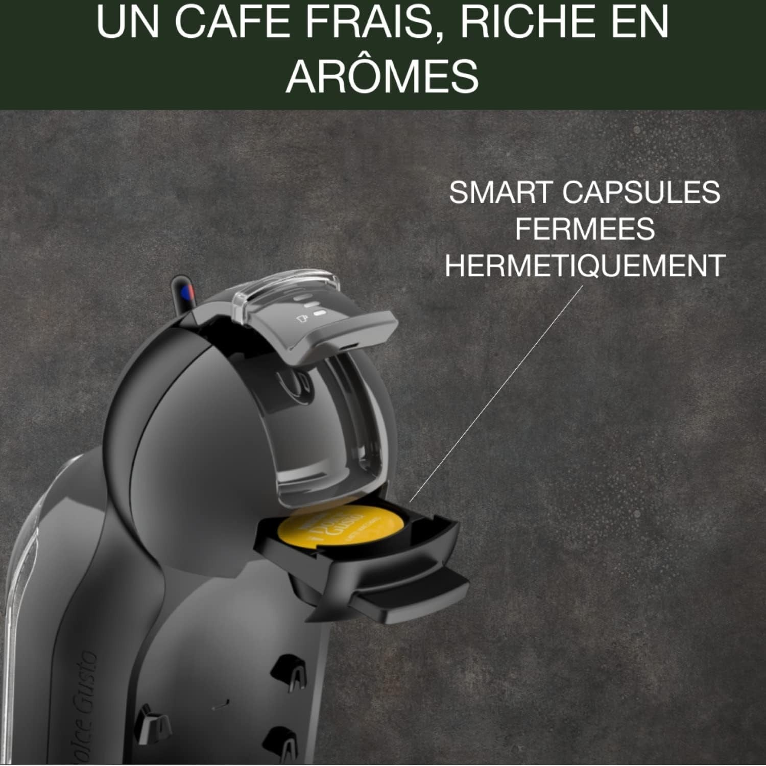 Automatic Espresso Capsule Coffee Maker | 15 Bar High Pressure | One-Touch