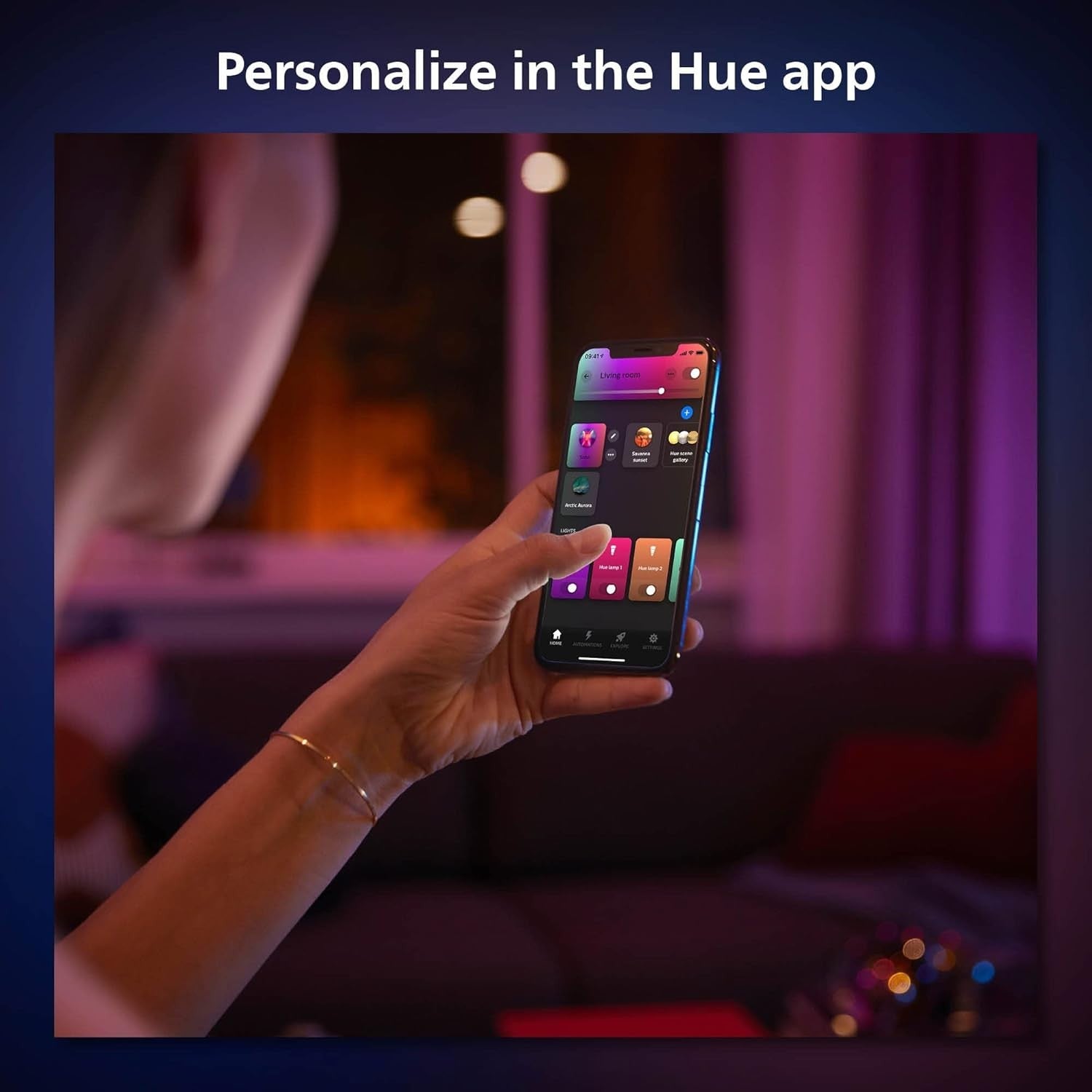 Portable Smart LED Table Lamp with Bluetooth, Rechargeable Battery