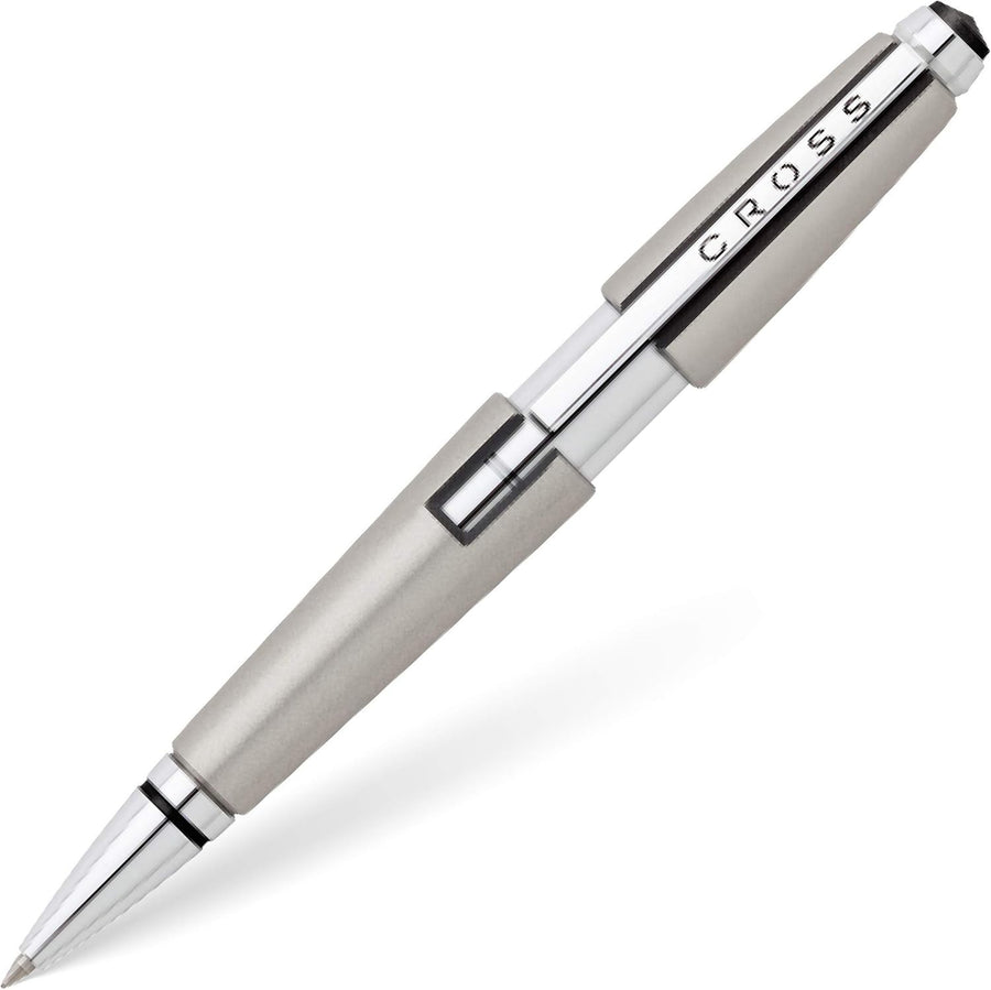 Luxury Titanium Grey Ballpoint Pen Model Edge Fine Point Gift Box