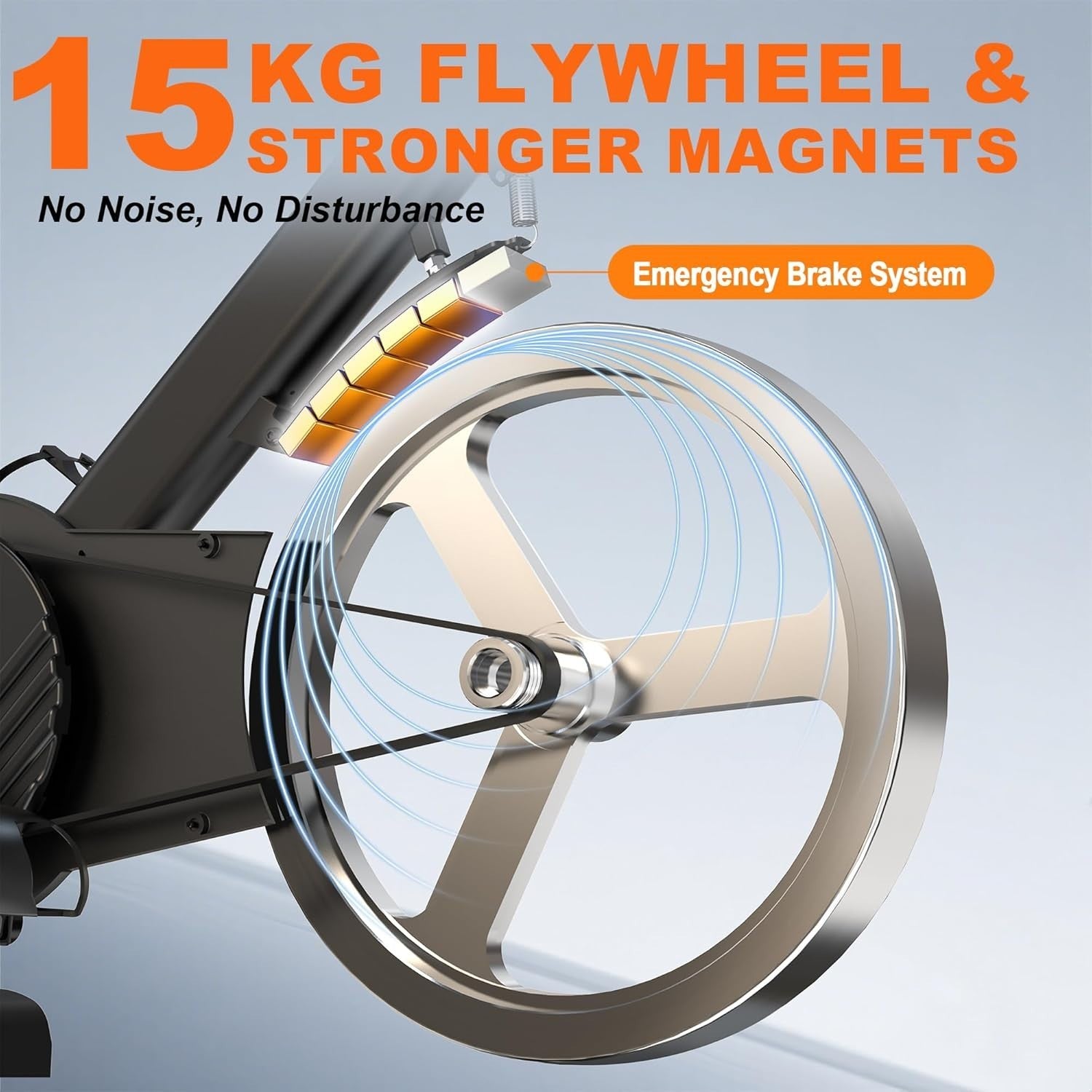 Bluetooth Magnetic Exercise Bike w/ LCD Monitor, 100 Resistance Levels & 160kg