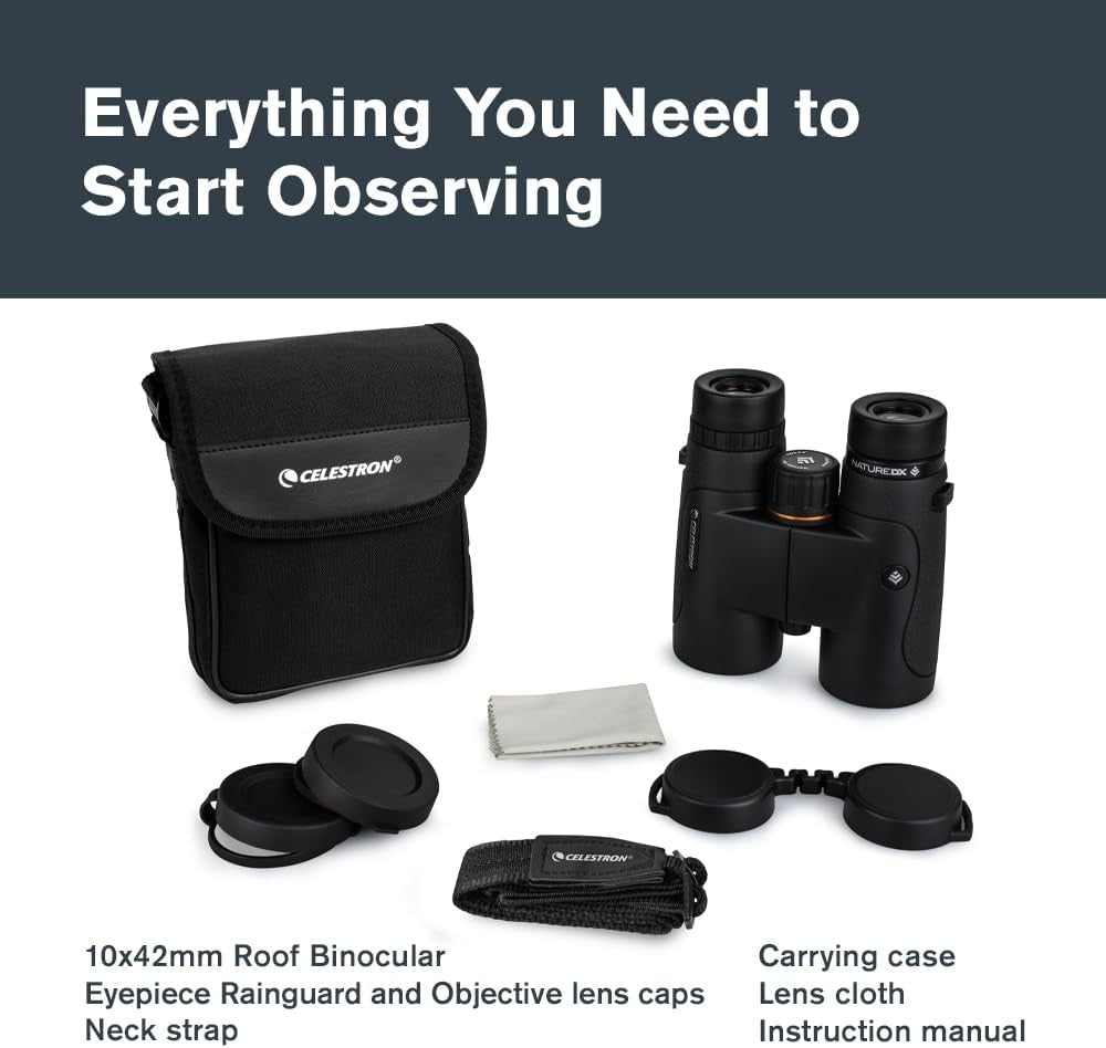 10x42 Waterproof HD Binoculars Outdoor Birdwatching Wide View Fog-Proof