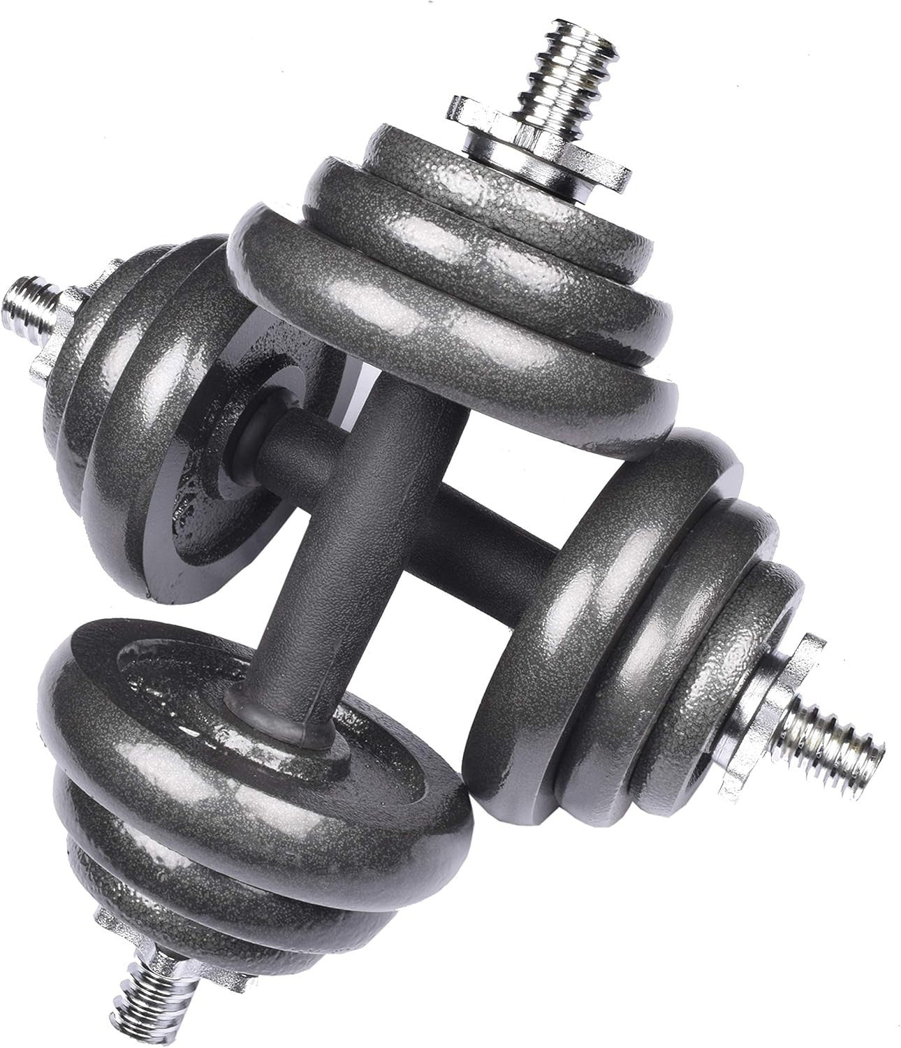 20kg Adjustable Free Weights Dumbbell Barbell Set Home Strength Training
