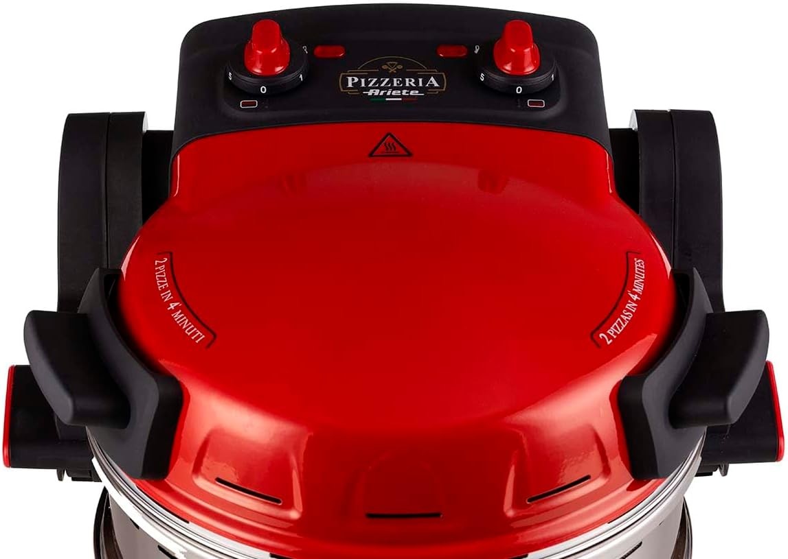 Double Layer Electric Pizza Oven | 400°C Fast Heat 32cm Dual Bake Plates