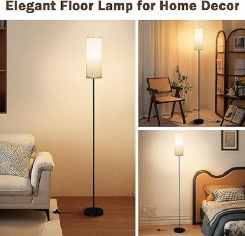 Dimmable Floor Lamp Remote Control Tall Reading Light Shade