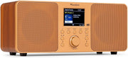 DAB+ Stereo Digital Radio Bluetooth USB AUX Dual Alarm Colour Display Copper