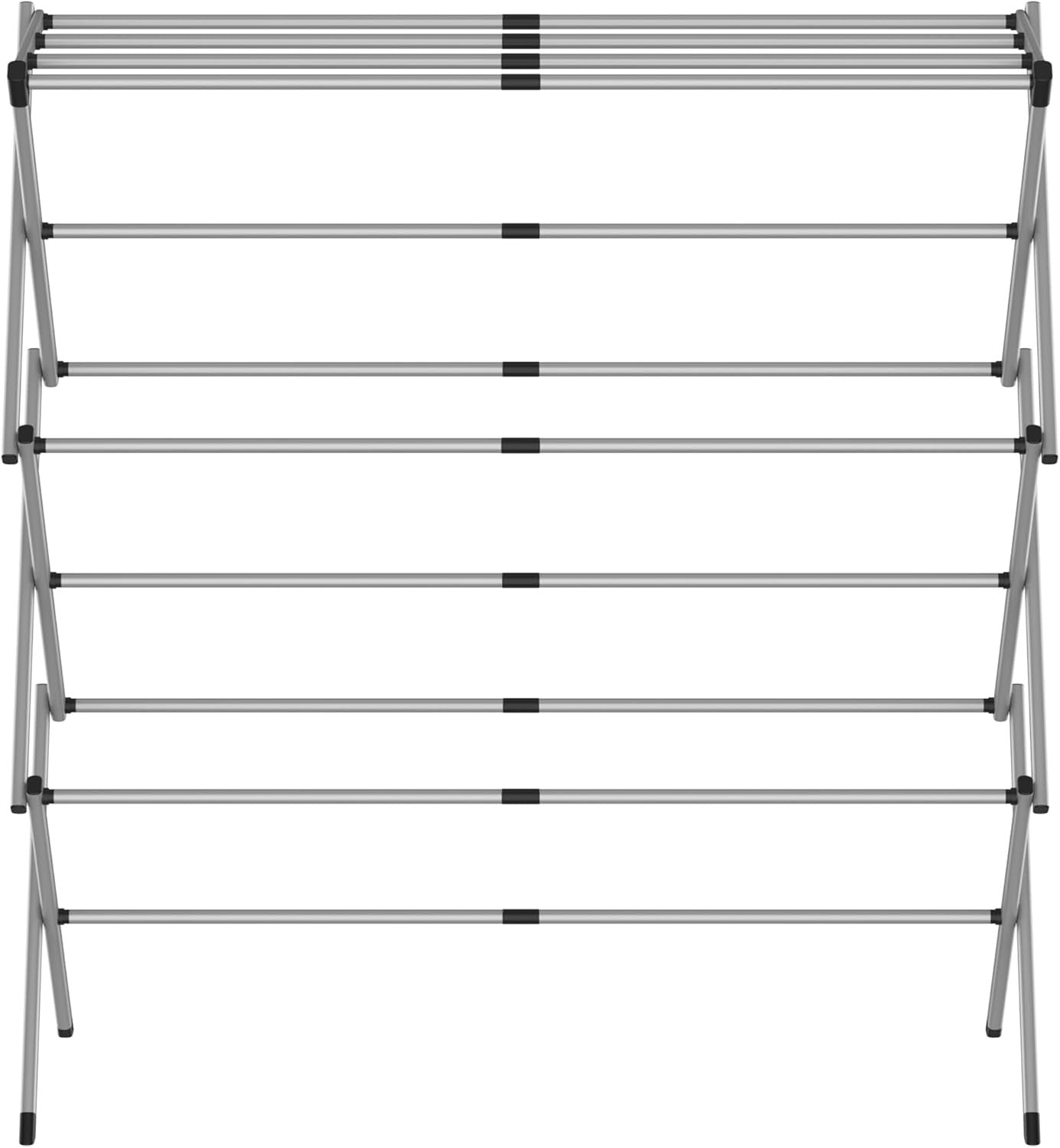 Foldable Clothes Airer Extendable Drying Rack Aluminium Indoor Outdoor Towels