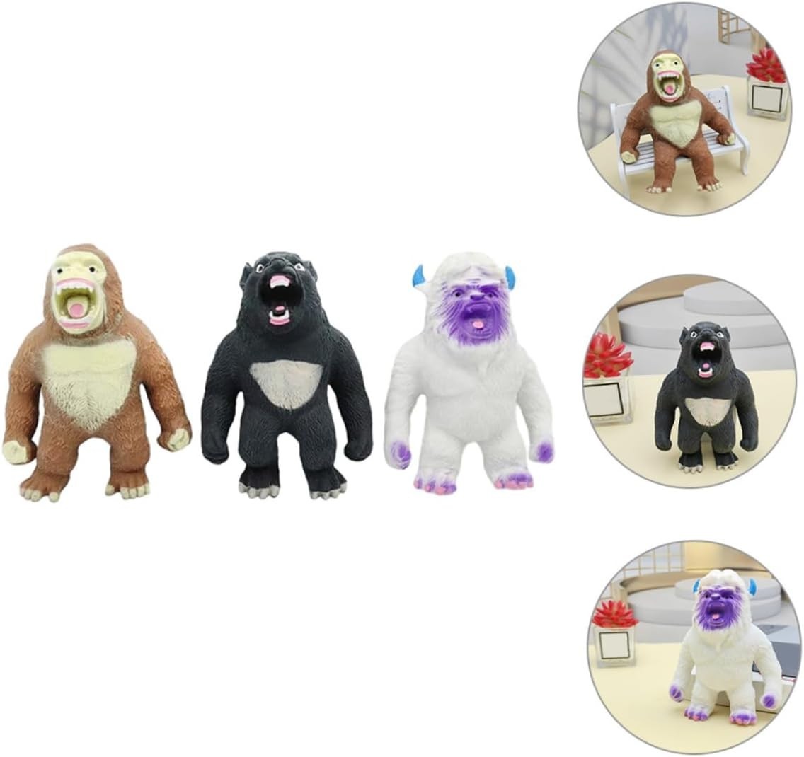 3PCS Cartoon Squeeze Fidget Toys Stress Relief Sensory Squishy